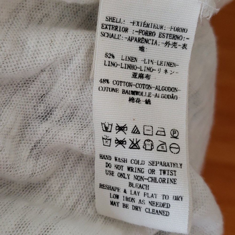 Free People We the Free New to Town Smocked Hot Spring White Tank Top Sz XS - Picture 12 of 12